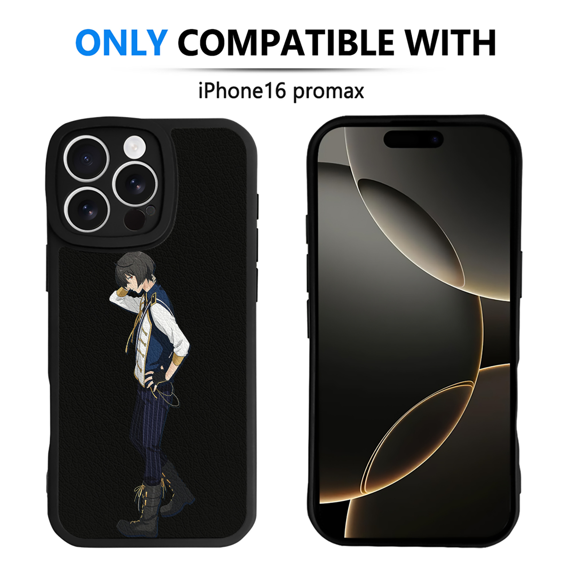 （画像用） あんさんぶるスターズ! Ensemble Stars 【iPhone 16シリーズ対応】シリコンスマホケース（レザー調） 材質：シリコン